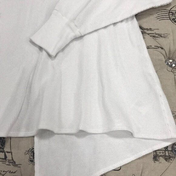 🎁 Free People Amelia Oversized Thermal Shirt - Picture 5 of 10